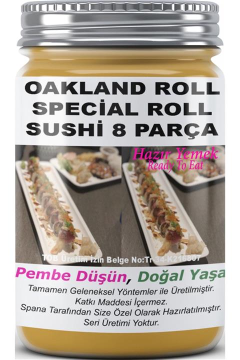 SPANA Oakland Roll Special Roll Sushi 8 Parça Ev Yapımı Katkısız 330gr