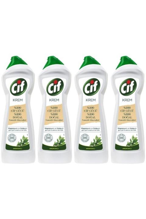 Cif Krem Temizleyici Amonyaklı 750ml 4 Adet