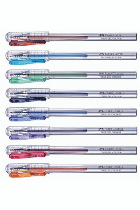 Faber Castell True Gel Colour Tükenmez (JEL)kalem Mor 0.7 Mm