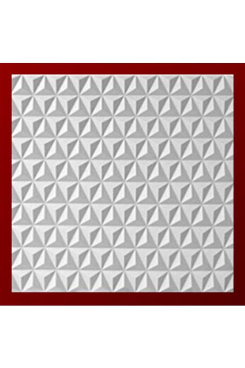 STROPİYER Beyaz Piramit Modeli =10 m2 =40 Adet Tavan Kaplama