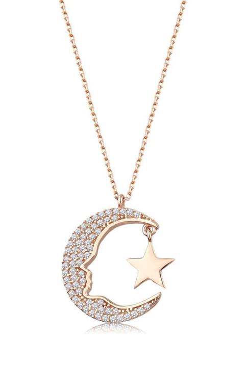 Mai Silver Kadın 925 Ayyıldız Atatürk Kolye