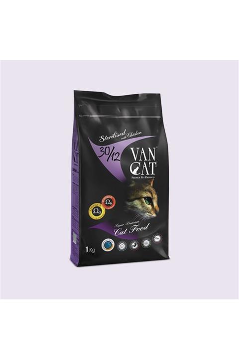 Vancat Sterilised Tavuklu Kısırlaştırılmış Yetişkin Kedi Maması 1 Kg