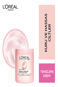 L'Oreal Paris Değerli Çiçekler Kuru ve Hassas Ciltler İçin Temizleme Kremi 200 ml 3600523447770