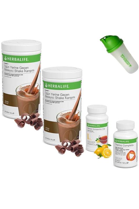 Herbalife Shake Çikolata 2 - Çay Limon - Thermo Complete