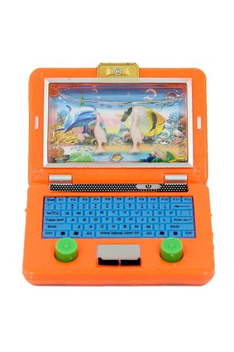 Öğretmen Kırtasiye Laptop Modelli Sulu Halka Geçirme Oyunu