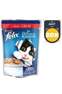 FELIX Sığır Etli 100 gr X 20 Adet