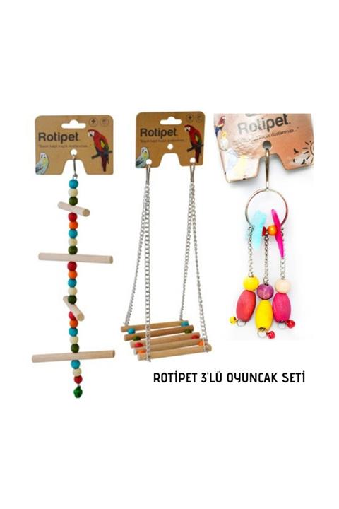 Rotipet Kuş Oyuncak 3'lü Set