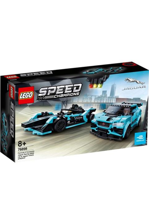 LEGO ® Speed Champions 76898 Formula E Panasonic Jaguar Racing Gen2 Araba ve Jaguar I-PACE eTROPHY