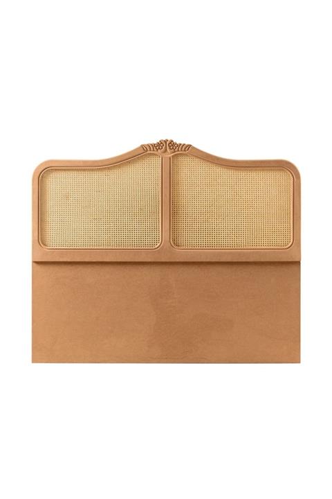 Bendegan Hasırlı Gül Yatak Başlık Ham Cilasız