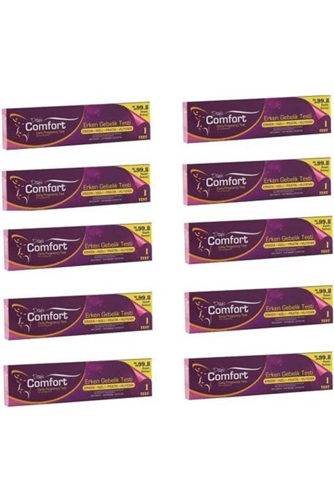 Comfort Days Erken Gebelik Testi 10 Adet