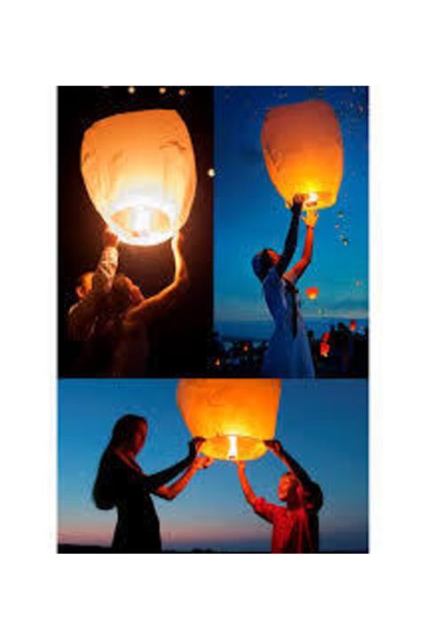 Niyet Dilek Feneri Balonu (4 Adet Büyük Boy)