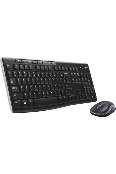 DTS Teknoloji Logıtech Mk270 Kablosuz Klavye & Mouse Seti Siyah