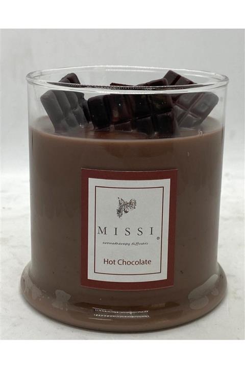 Missi Büyük Ahşap Fitilli Hot Chocolate Vegan Mum