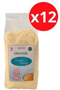 BİOTAR Organik Tarım Ürünleri Organik Bebek Irmiği 500 Gr X 12 Adet