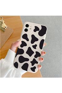 trendycase Iphone 11 Sevimli Desen Krem Renkli Kamera Korumalı Telefon Kılıfı