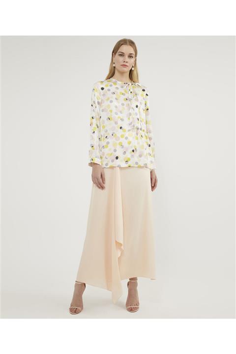 Aker Puantiyeli Bluz V23250156