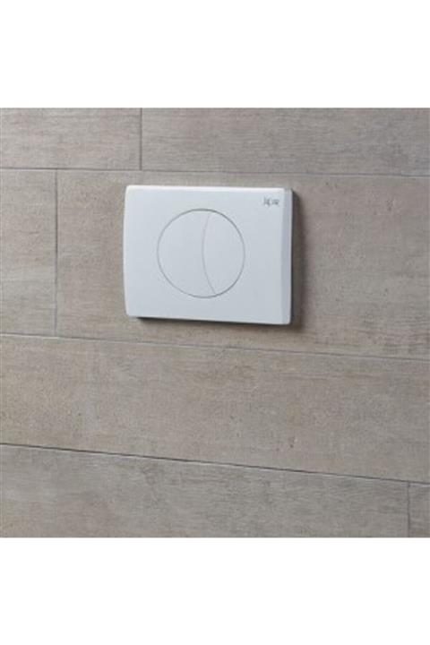 JAPAR Gömme Rezervuar Kumanda Paneli Ege Modeli Beyaz