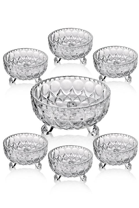 Queen’s Kitchen Kristal Cam 7 Parça Servis Takımı