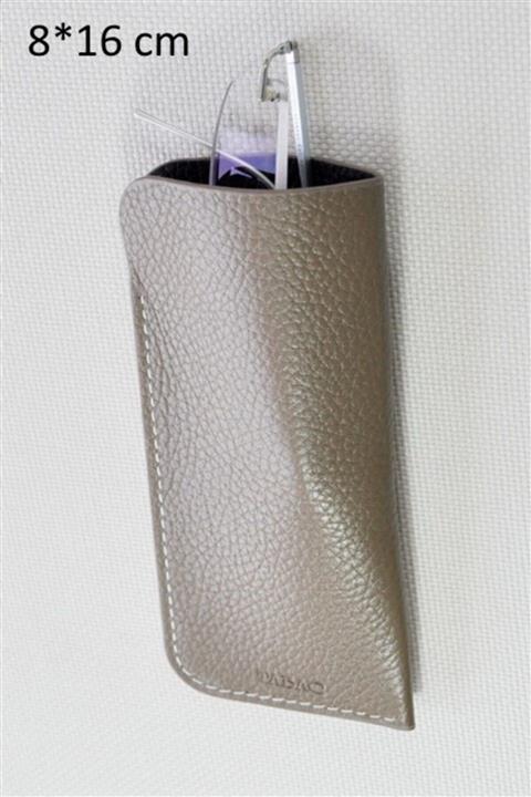 Tabac Hakiki Deri Gözlük Kılıfı - 675114 - 8*16 Toprak