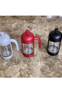 AROW 350 ml Kahve Bitki Çayı Demliği French Press Siyah