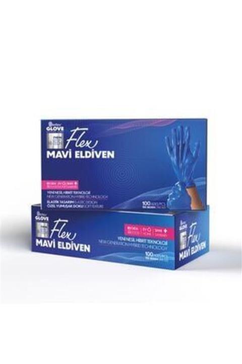 Reflex Flex Glove Pudrasız 100 Lü Mavi / M Beden