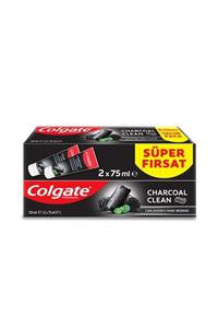 Colgate Charcoal Clean Diş Macunu 75 ml 2'li