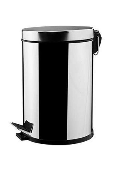 Tema 430 Paslanmaz Krom Pedallı Çöp Kovası 3 Litre