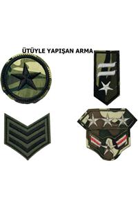 HALFART Askeri Seri 3 Arma Patch Yama Sticker