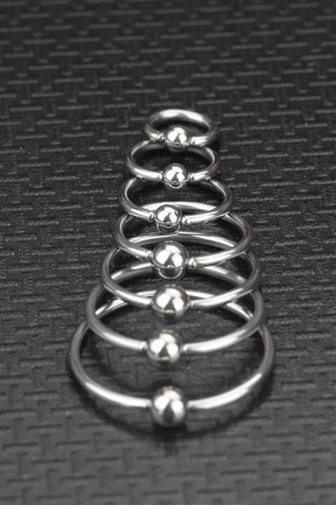 depozoom Cerrahı Çelik Tam Toplu Halka Tragus Helis Kıkırdak Orbital Piercing 6-8-10-12-14-16-18 Mm