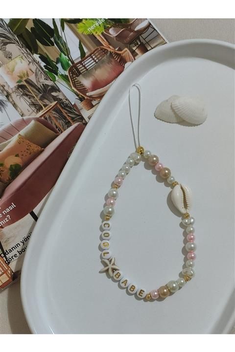 Effulgence Incili Telefon Süsü - Cool Babe