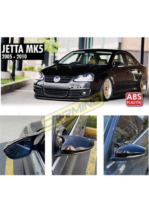 Carmind Vw Jetta Mk5 Batman Yarasa Ayna Kapağı Piano Black 2005-2010