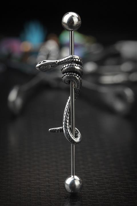 depozoom Cerrahi Çelik Köprü Yılan Piercing