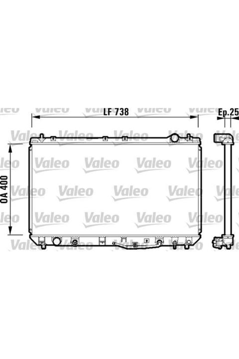 ÖZGÜÇYEDEK Motor Su Radyatoru Toyota Camry 9601 Otomatık