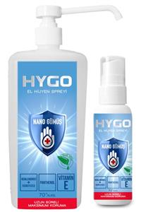 HYGO Nano Gümüş El Hijyen Spreyi Avantaj Paket 1l + 100ml