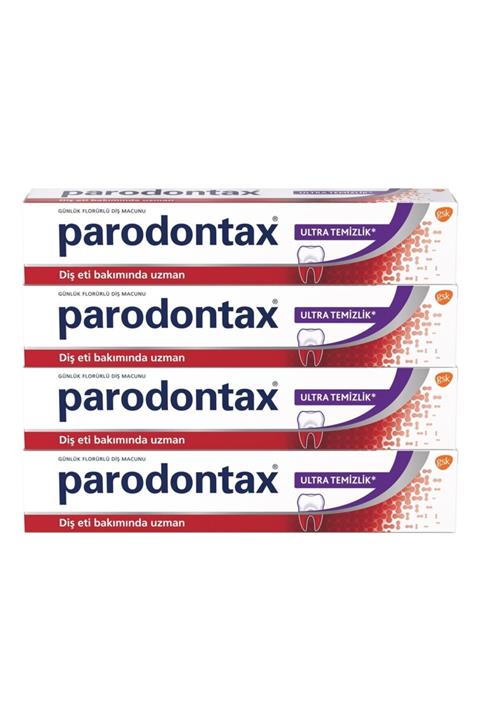 Parodontax Ultra Temizlik Diş Macunu 75 Ml X 4 Adet