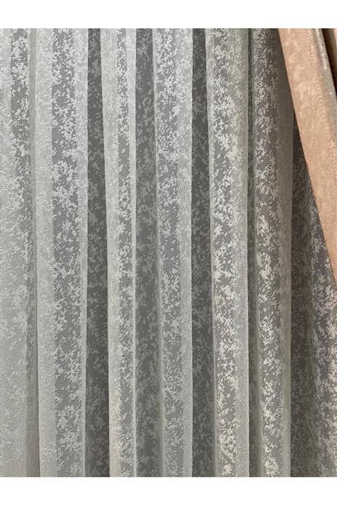 Karper Sık Pileli Örme Fantazi Tül Perde