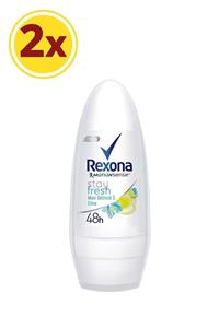 Rexona Stay Fresh Mavi Gelincik & Elma Kadın Roll-On Deodorant 50 ml x 2