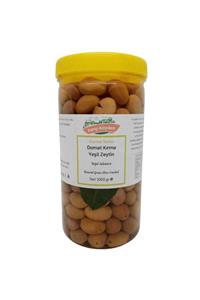 Karşı Köyden Domat Çizik Yeşil Zeytin - 1 Kg - Pet Kavanoz