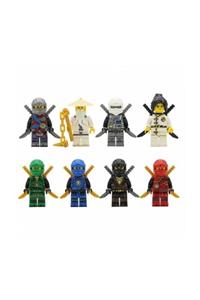 Legoedly Lego Uyumlu Ninjago 8 Li Mini Figür Set Yeni Sezon Ninja Go