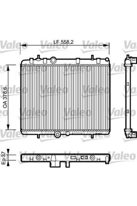 ÖZGÜÇYEDEK Motor Su Radyatoru P407 C5 Iı C5 Iıı Ew10a (2,0 16v) Dw10bted4 (2,0hdı 16v) Xsar