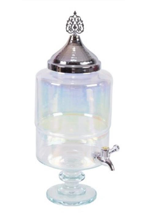 Çiftçiler Hera Sebil Cam Ayaklı Bal-altın Iris-krom 9021