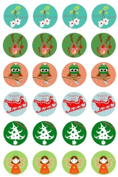 velomy Yılbaşı Şeker Hamuru Baskısı