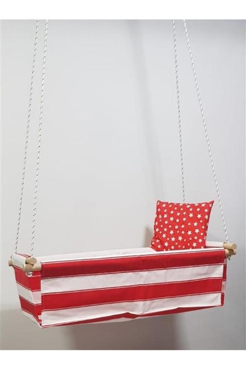 Mavienerji Ahşap Hamak Bebek Çocuk Hamak Salıncak Oyuncak