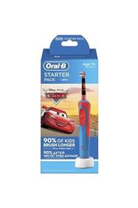 OralB Starter Pack Disney Cars Çocuk Şarjlı Diş Fırçası Yedek Başlıklı 4210201306450