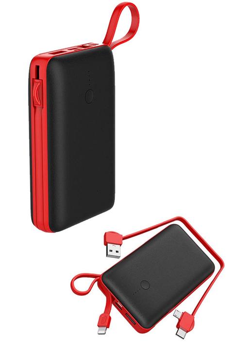 Favors 10000 Mah Taşınabilir Portatif Mini Powerbank Hızlı Şarj Destekli Type C, Mikro, Lightning