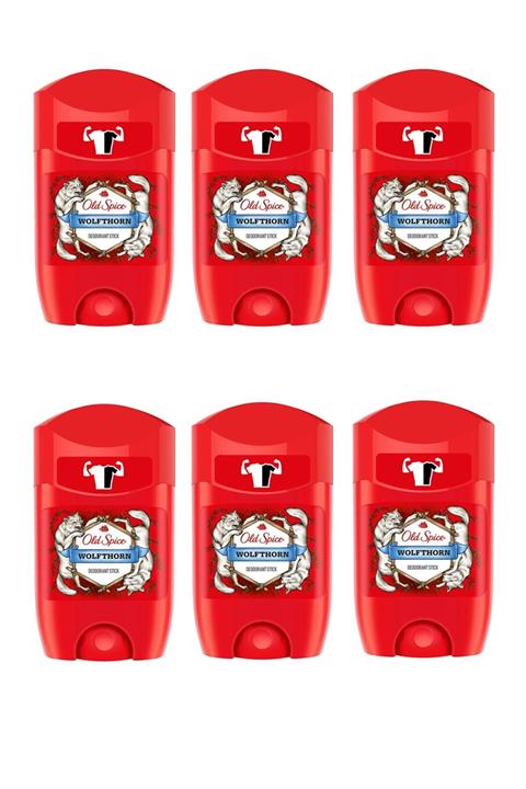 Old Spice Deo Stick 50 ml Wolfthorn x 6 Adet