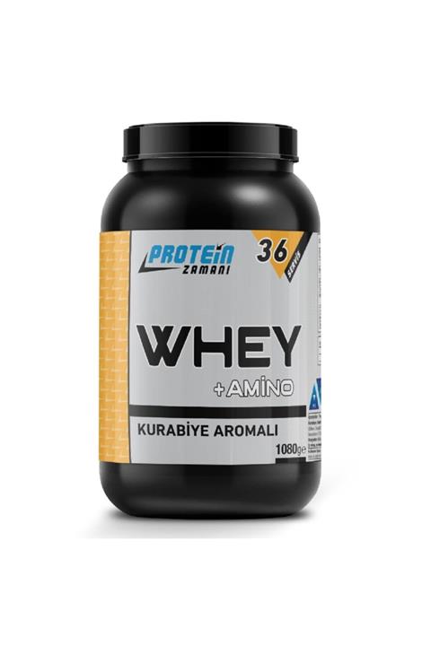 Protein Zamanı Whey Protein Tozu 1080 g 36 Servis Kurabiye Aroma + Shaker