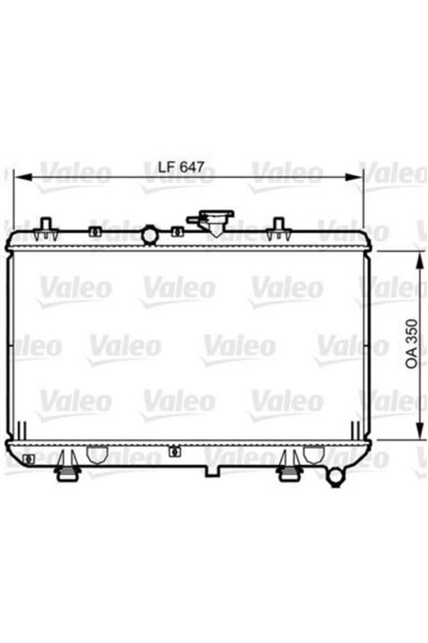 ÖZGÜÇYEDEK Motor Su Radyatoru Kıa Rıo 1,3 1,5 2000 2005 Manuel Vıtes (647x350x16)