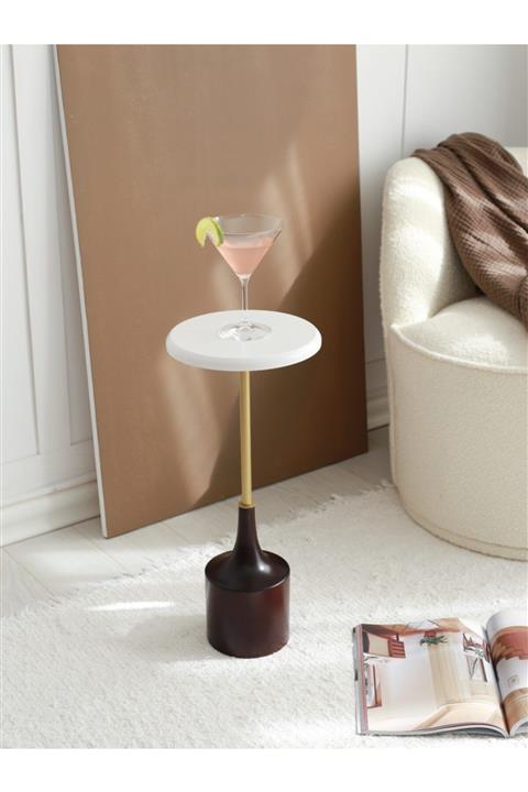 Modabilya Mira Ahşap Yan Sehpa