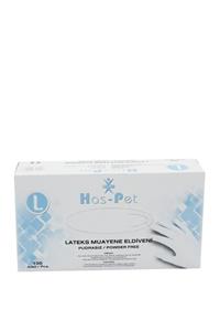 HasPet Pudrasız Lateks Eldiven 100'lüx20 Paket-1 Koli Large